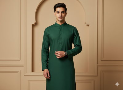 Dark Green 100% Turkey Giza Cotton Fabric