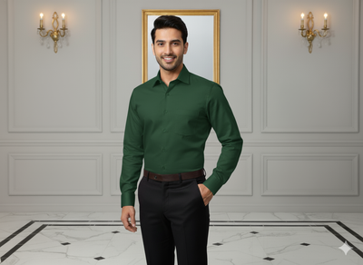 Dark Green 100% Turkey Giza Cotton Fabric