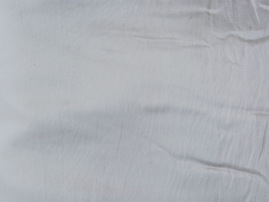 White Plain Pure Dyeable Viscose Gaji Silk Fabric (Wholesale)