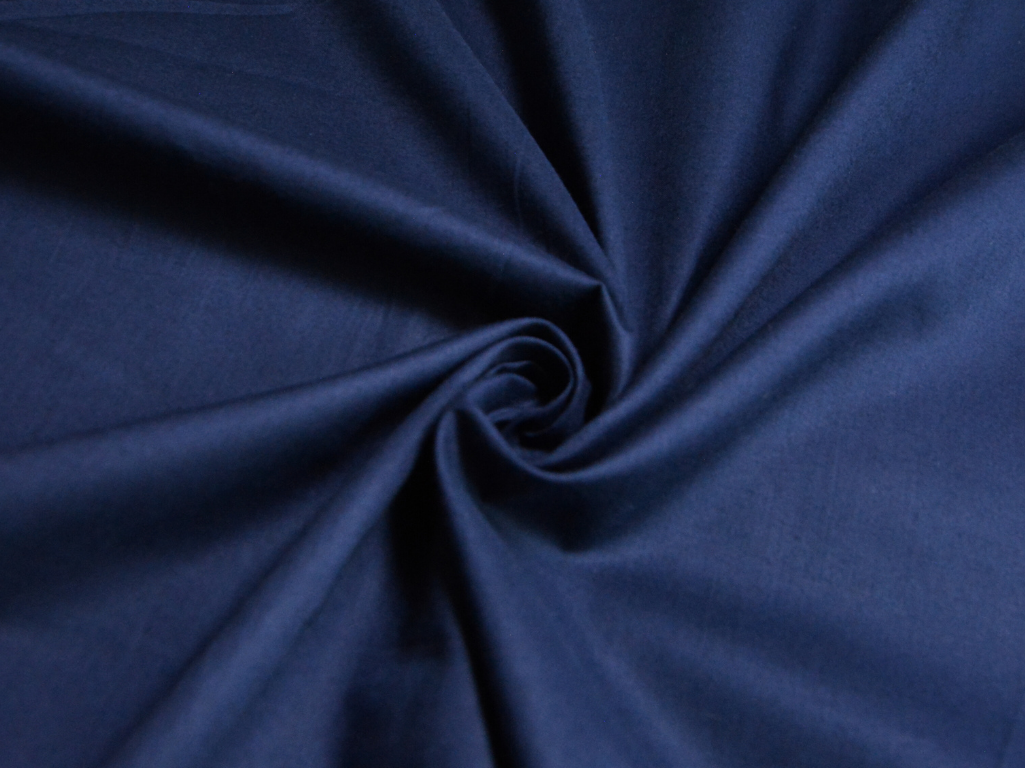 Dark Blue Plain 100% Pure Mul Mul Cotton