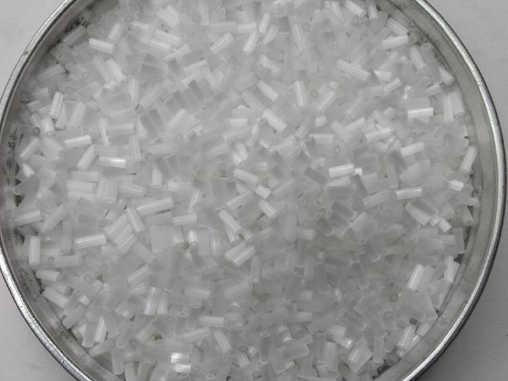 Frosted White Pipe Glass Seed Beads- 4.5 mm (Wholesale)