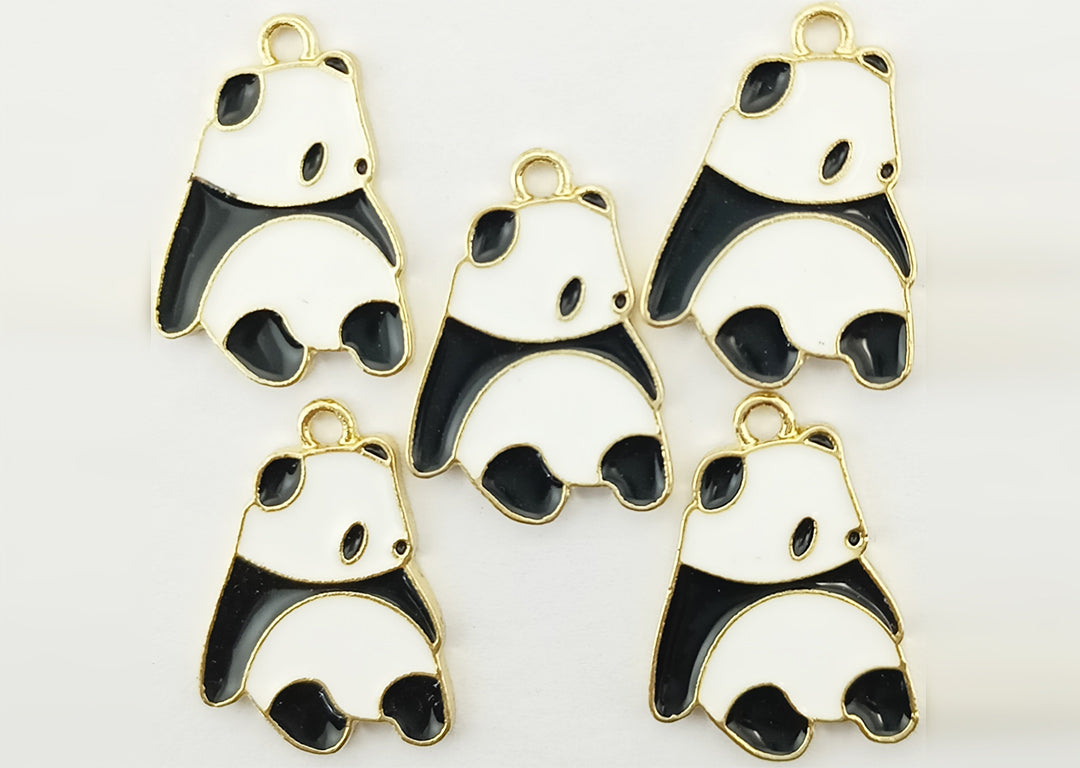 Panda Enamel Charms