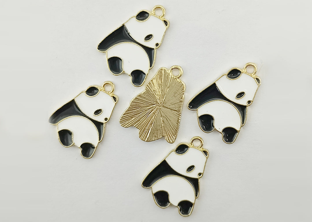 Panda Enamel Charms