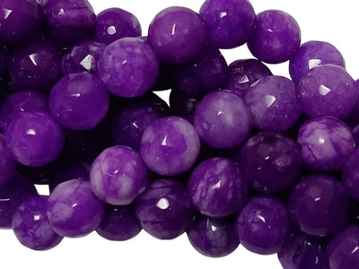 Burgendy 8 mm Rondelle Jade Quartz Stones