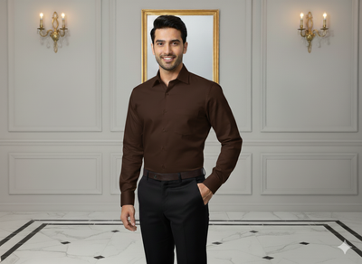 Dark Brown 100% Turkey Giza Cotton Fabric