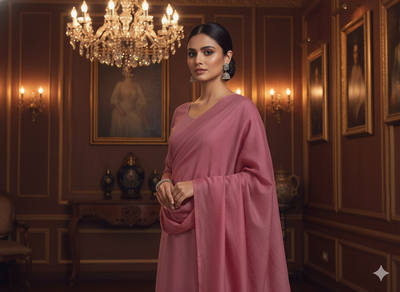 Purple Plain 100% Pure Mul Mul Cotton