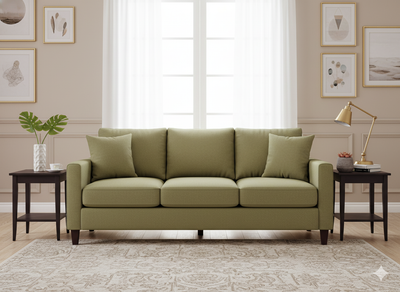 खाकी सादा भारी सूती कैनवास कपड़ा