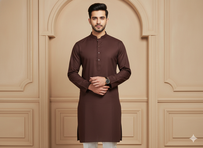 Dark Brown 100% Turkey Giza Cotton Fabric