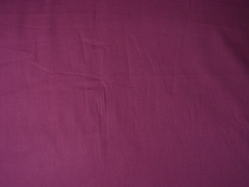 Dark Magenta Plain 100% Pure Mul Mul Cotton