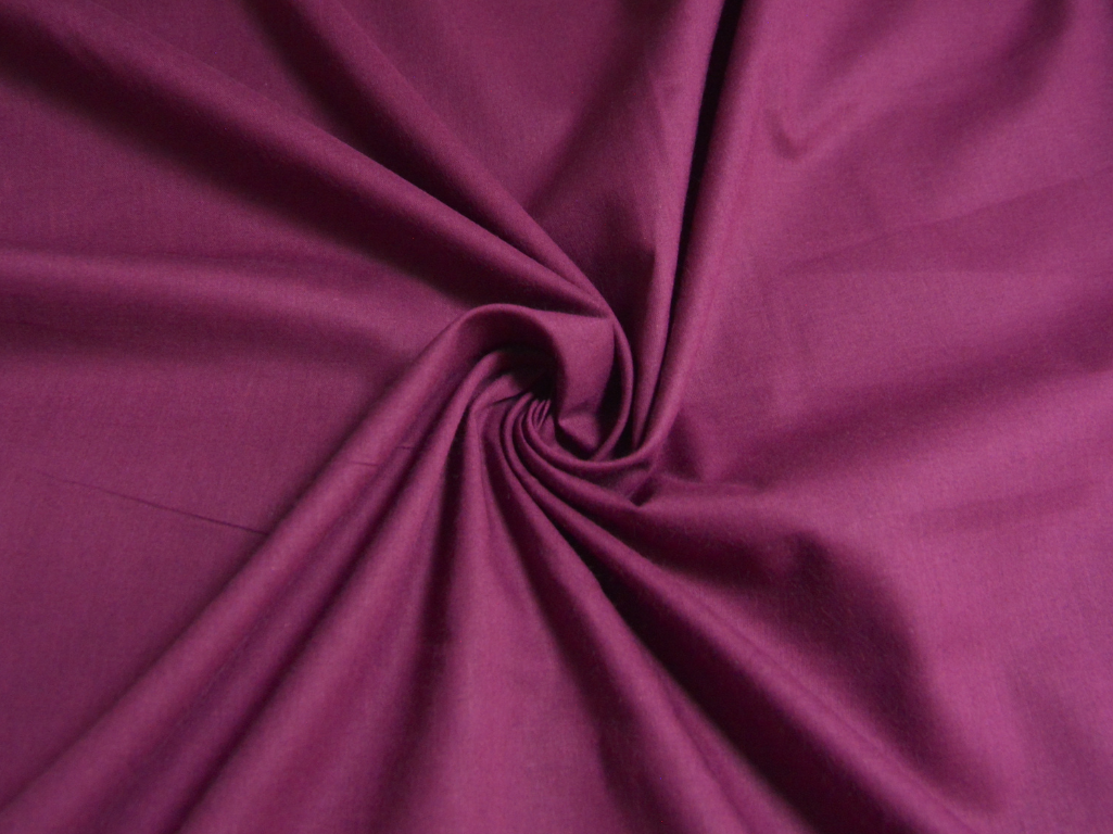Dark Magenta Plain 100% Pure Mul Mul Cotton