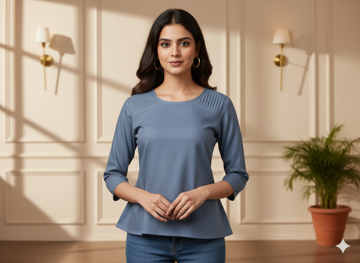 लेड ग्रे प्लेन ग्लेज्ड कॉटन फ़ैब्रिक