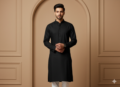 Jade Black 100% Turkey Giza Cotton Fabric