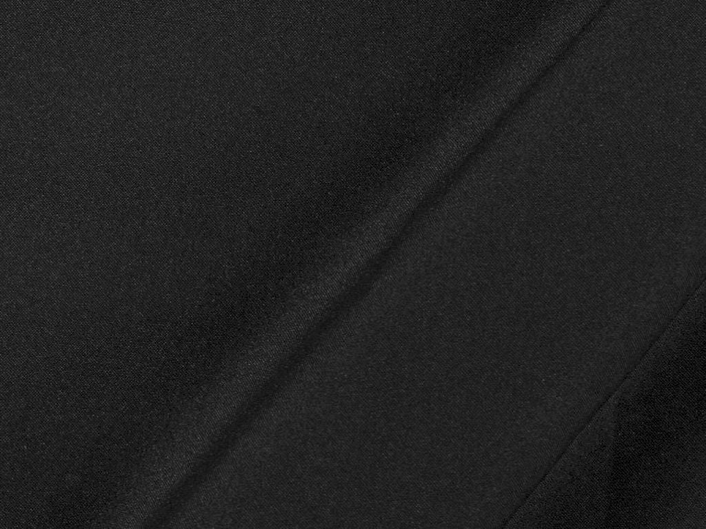 Black Plain Butter Crepe Fabric (Wholesale)