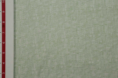 Light Sage Green Plain Printed Cotton Satin Fabric