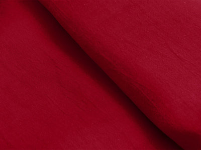 Bright Red Plain Pure Viscose Gaji Silk Fabric (Wholesale)