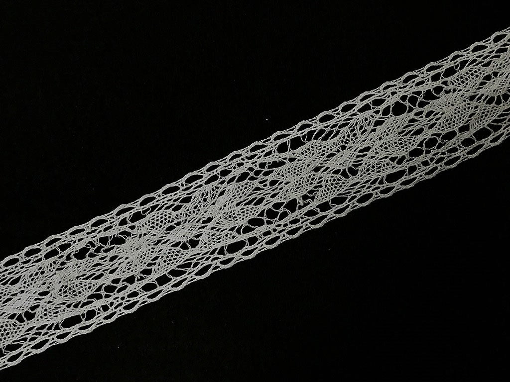 Dyeable Greige Design 80 Cotton Crochet Laces