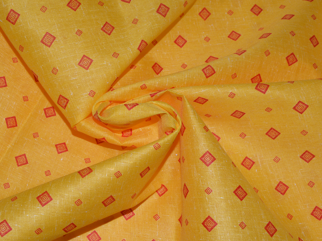 musturd-yellow-motifs-cotton-linen-fabric