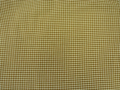 Brown Checks Yarns Dyed Pure Cotton Fabric
