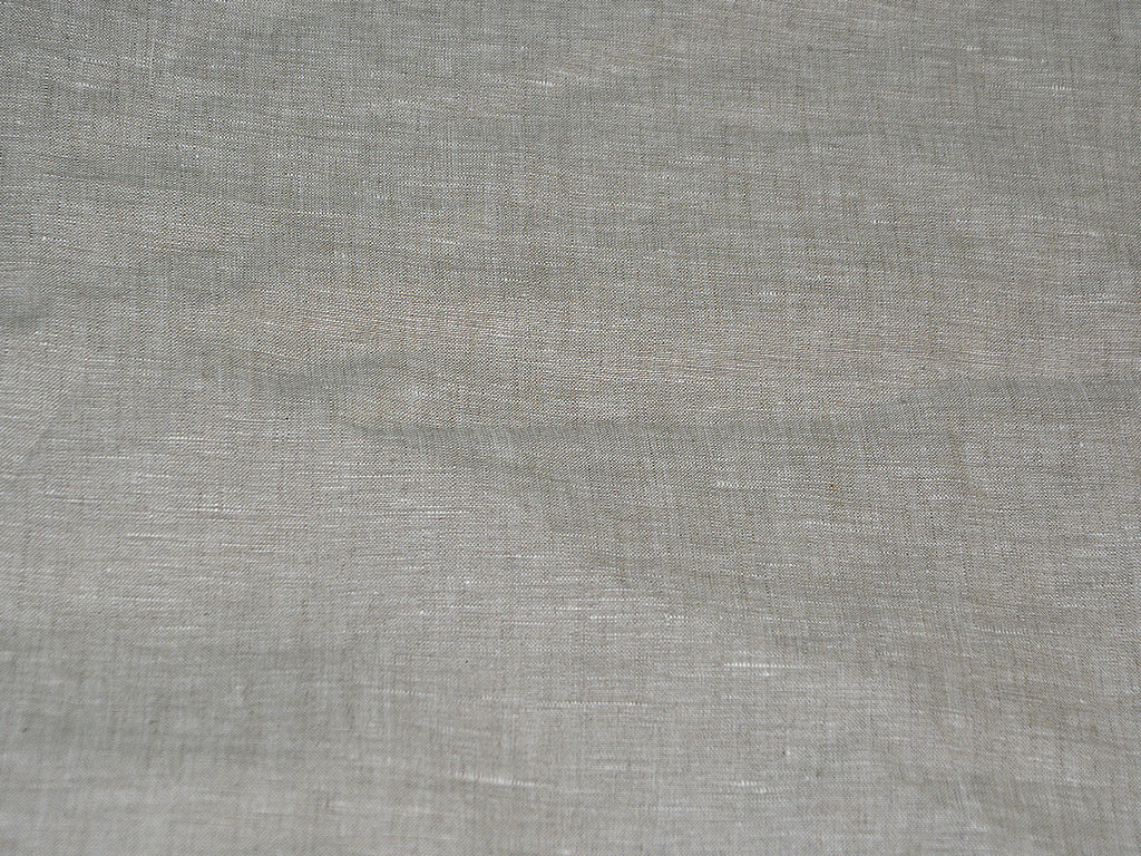 Precut of Ivory Plain Pure Linen 60 Lea Fabric