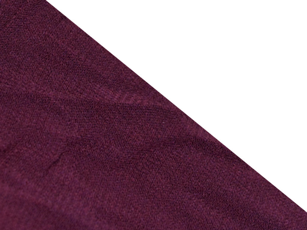 Precut Wine Plain Crushed Georgette Fabric