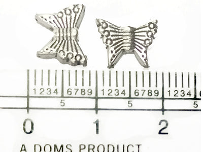 Silver Butterfly Metal Charms