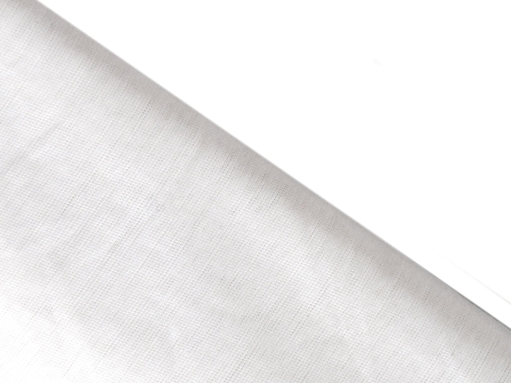 Plain White Stretchable Poly Mesh Net Fabric