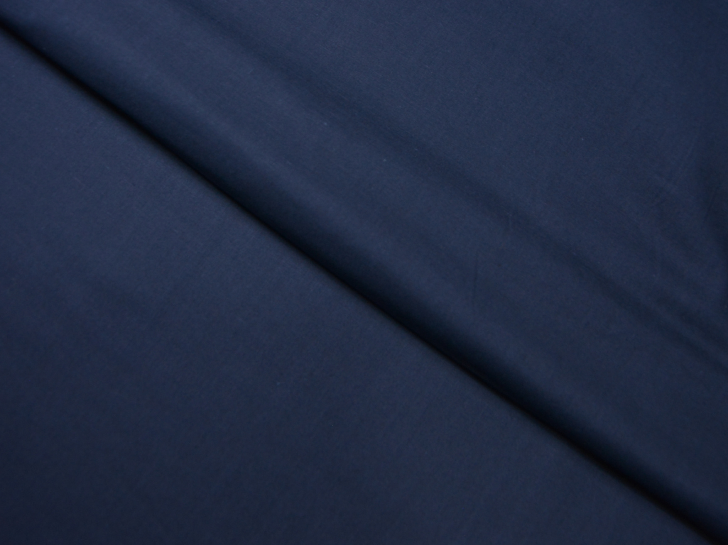 Navy Blue Plain 100% Pure Mul Mul Cotton