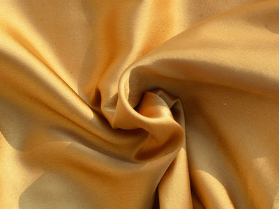 Dark Golden Plain Heavy Japan Satin Fabric