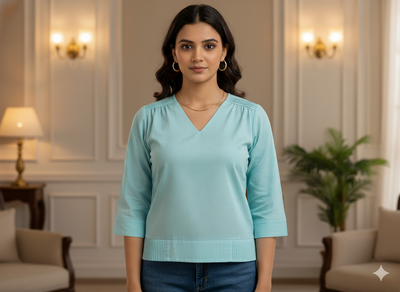 टील प्लेन ग्लेज्ड कॉटन फ़ैब्रिक (थोक)