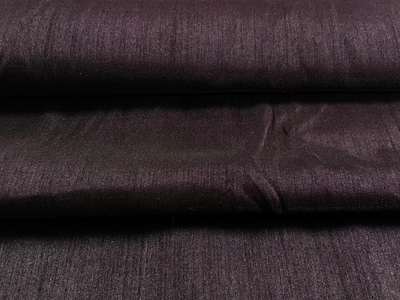 Dark Plum Mulberry Heavy Raw Silk
