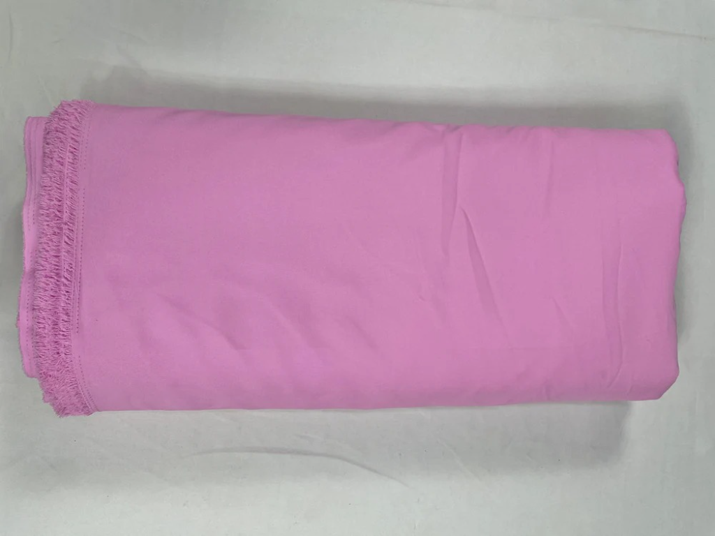 Tokiyo Petal Pink Plain Crepe Fabric
