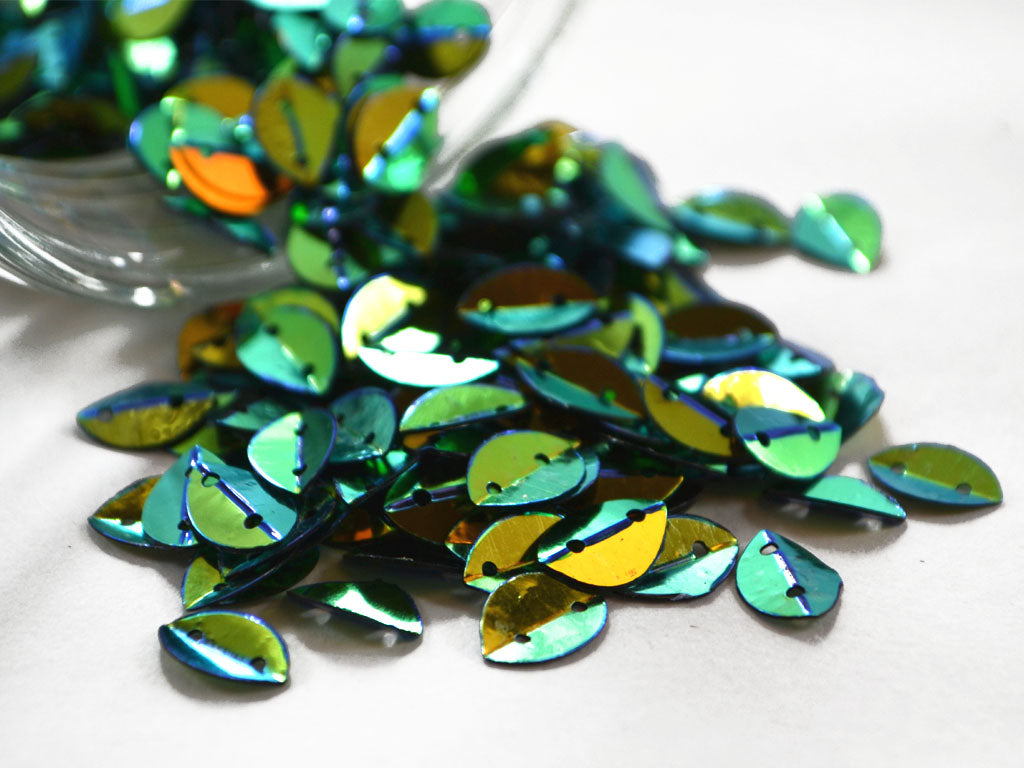 green-golden-dual-colour-boat-shaped-plastic-sequins (1581780729890)