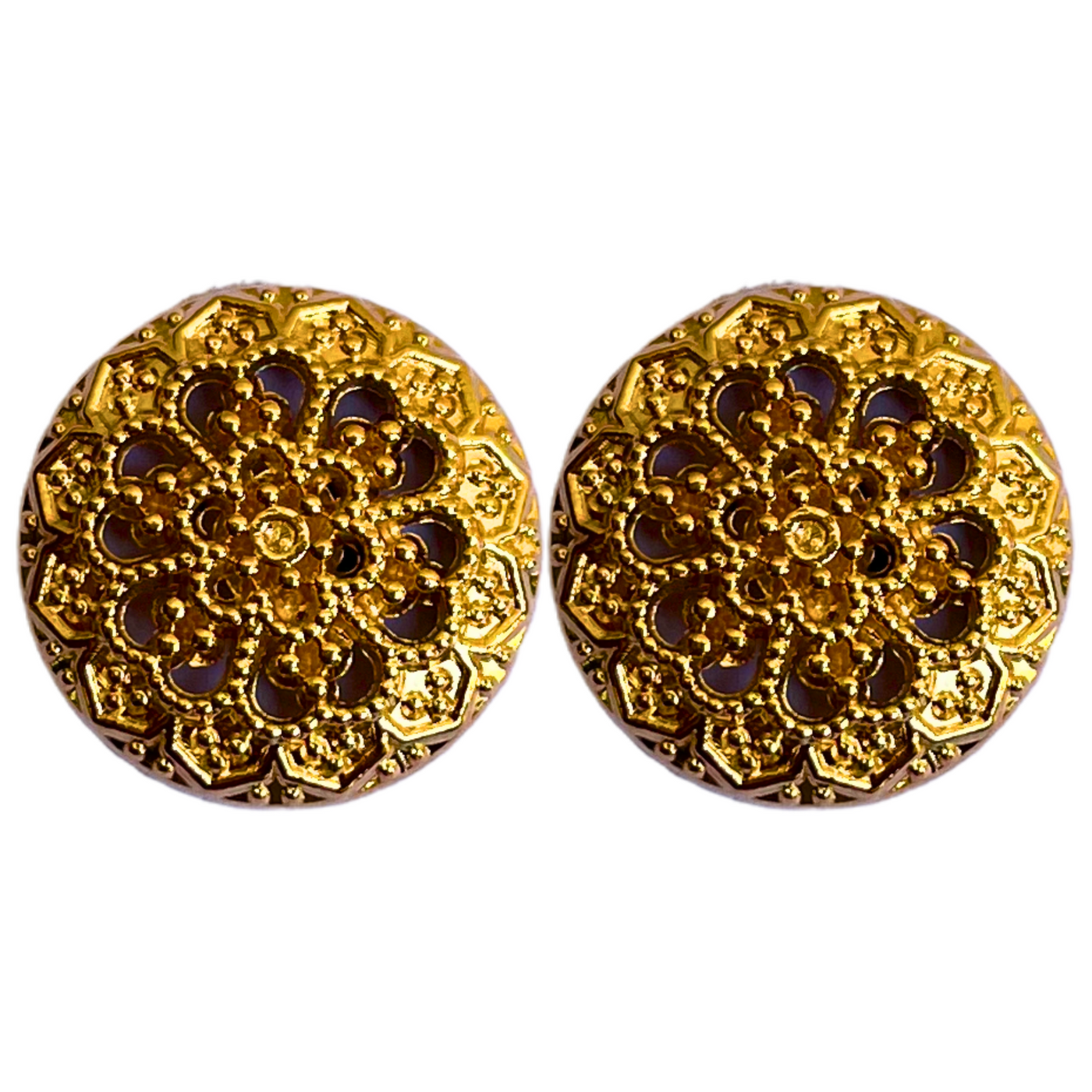 Golden Designer Metal Buttons