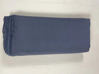 Tokiyo Smokey Grey Plain Crepe Fabric