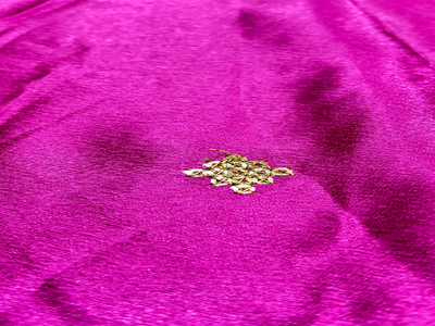 Bright Magenta  Balma Daman Polyster Silk Fabric