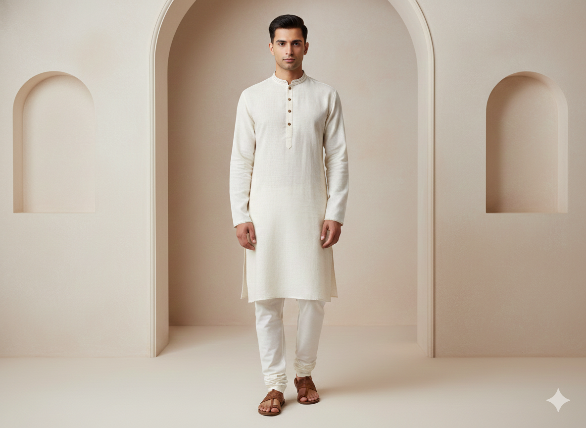 शुद्ध सफेद सादा सूती लिनन कपड़ा