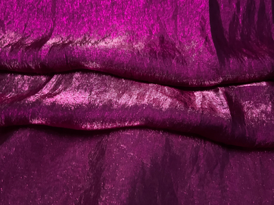 Luxuries Dark Raspberry Heavy Fendi Silk