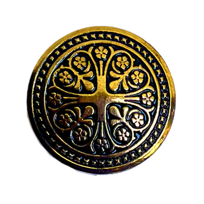 Black and Golden Designer Metal Buttons