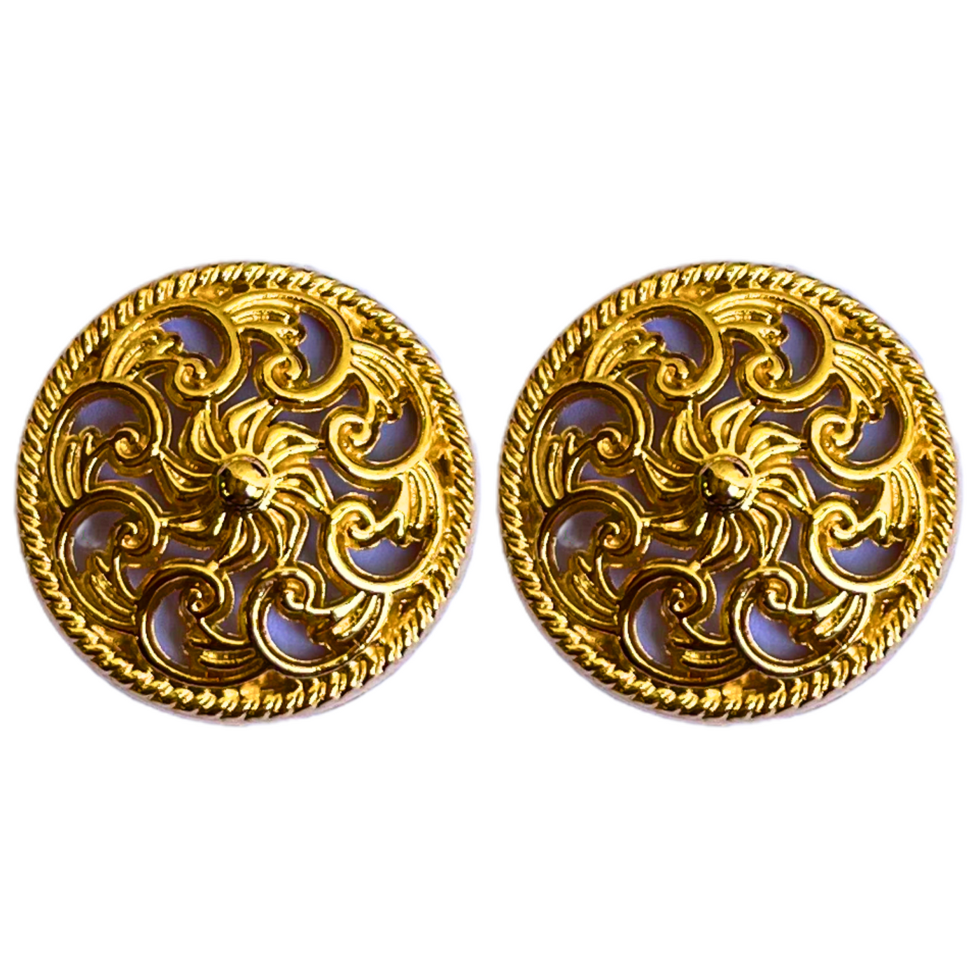 Golden Designer Metal Buttons