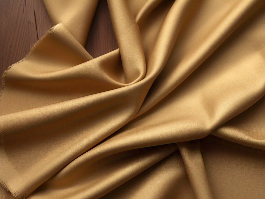 Tokiyo Golden Plain Crepe Fabric