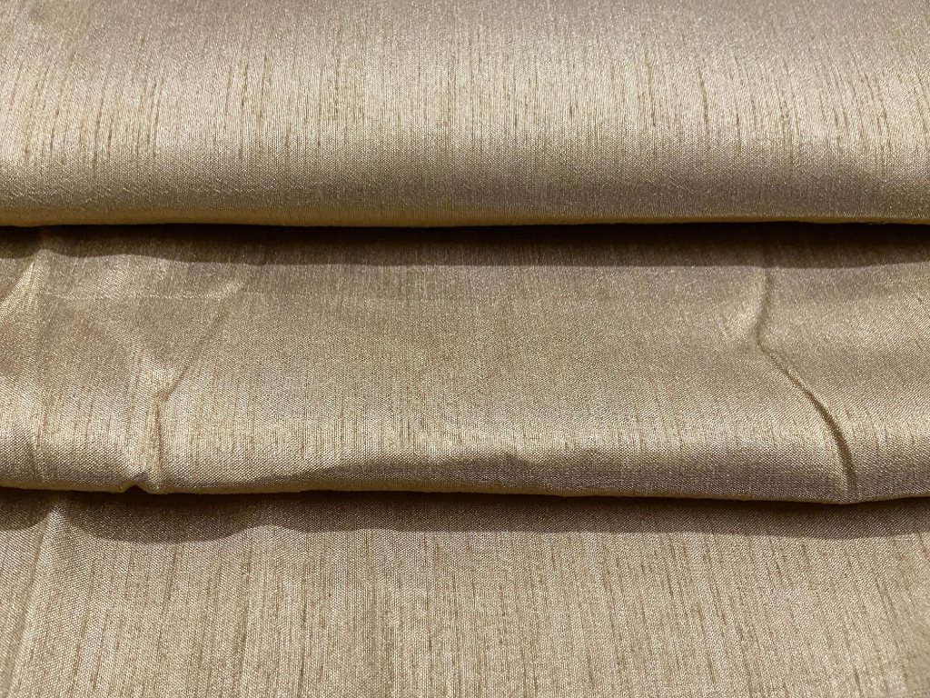 Golden Fawn Mulberry Heavy Raw Silk