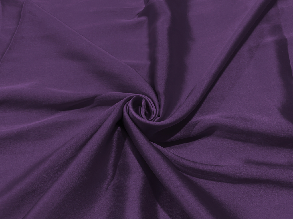 Wine Plain Japan Satin Fabric