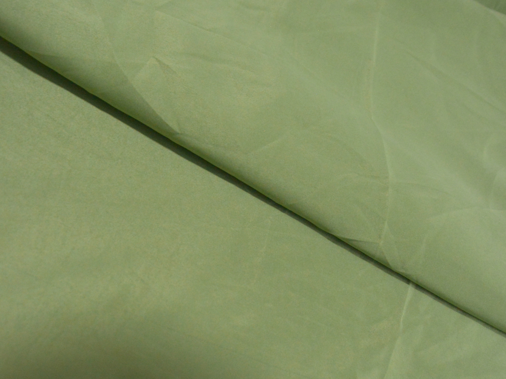 Olive Geen Plain Malai Satin Fabric  (Wholesale)
