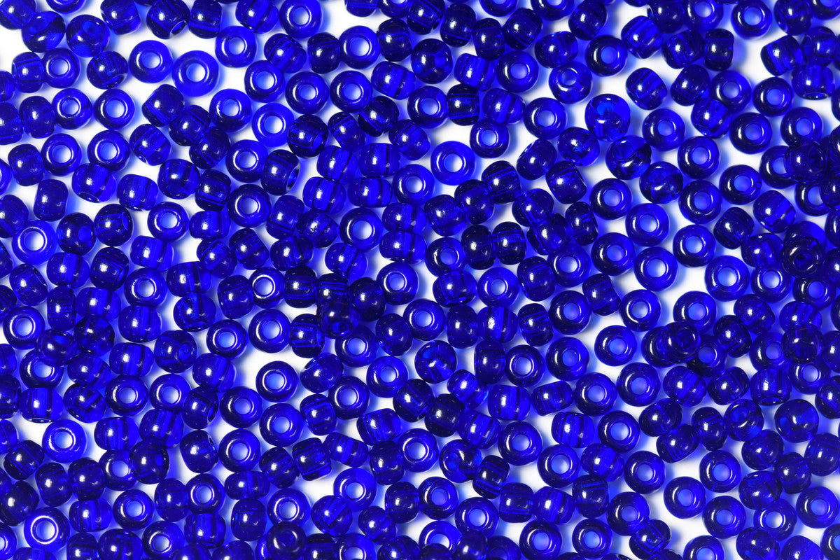 Trypan Blue Transparent Preciosa Seeds Beads