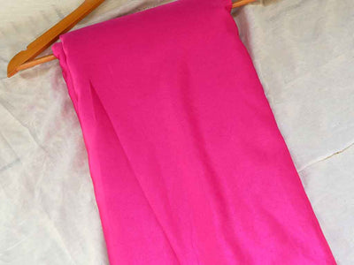 Rani Pink Plain Moss Satin Fabric
