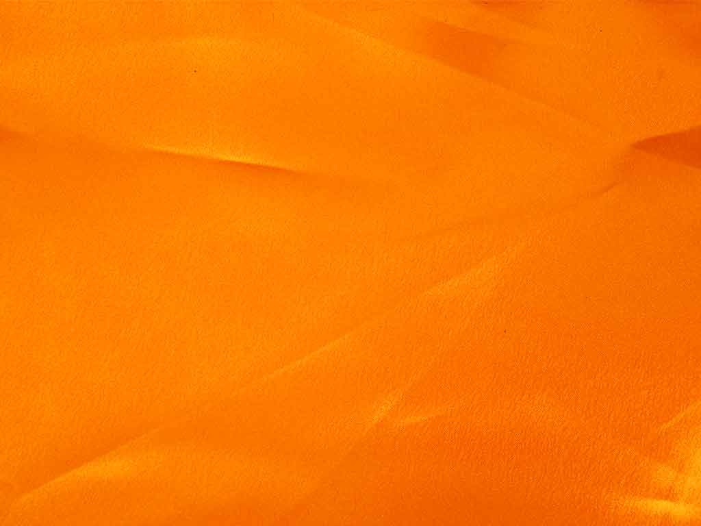 Orange Plain Moss Satin Fabric