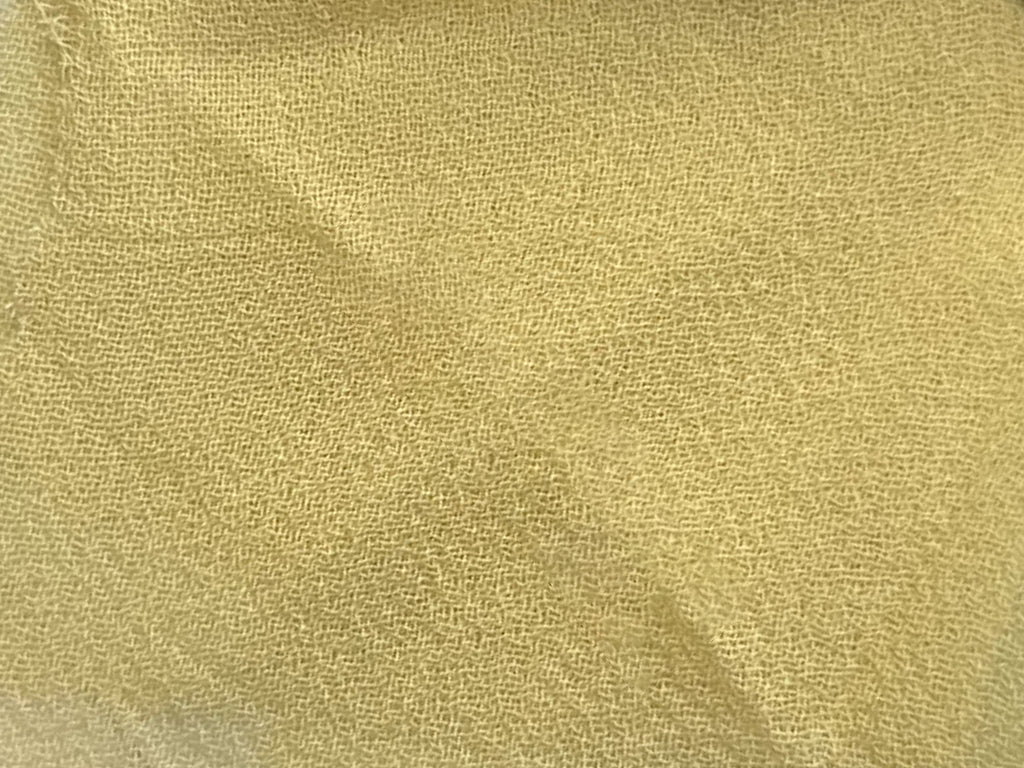 Macaroon Yellow Plain 60 Grams Georgette Fabric (Wholesale)