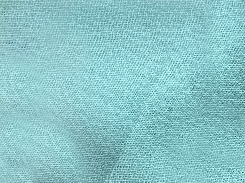 Mint Blue Plain 60 Grams Georgette Fabric (Wholesale)