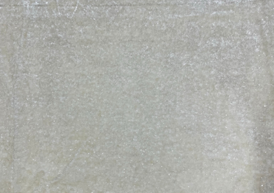 Precuts of White Velvet Dyeable Shimmer Fabric