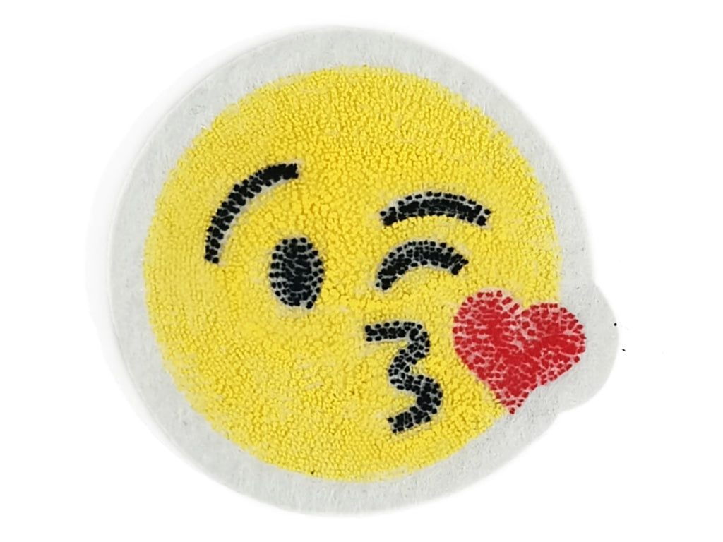 Yellow Smile Face Threaded Designer Motifs